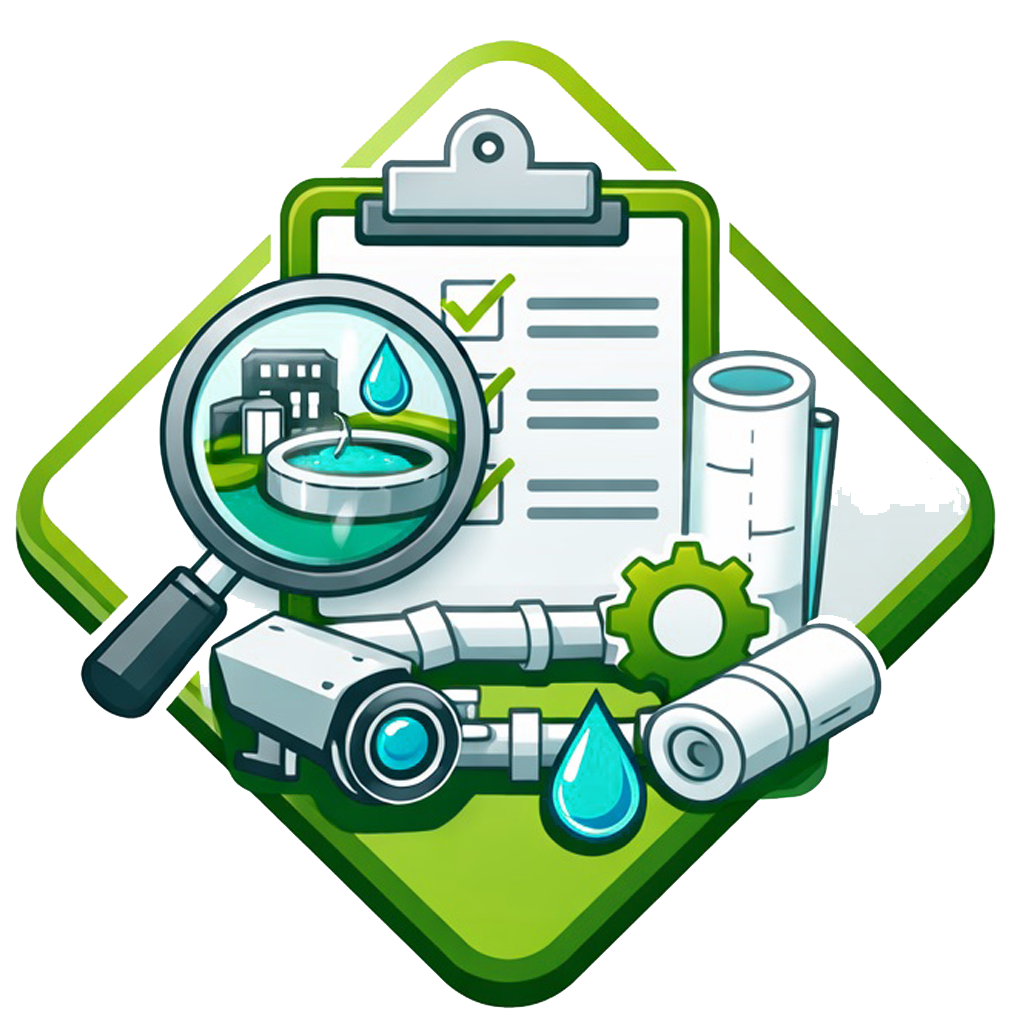  Diagnostic des ouvrages hydrauliques, notamment les stations de prétraitement des unités industrielles, les établissements hôteliers et tout autre établissement soumis à l’obligation de traiter ses eaux avant leur rejet dans le réseau d’assainissement, ainsi que les stations d’épuration et les stations de relevage.  Auscultation des réseaux d’assainissement non visitables au moyen de caméras d’inspection.  Établissement et mise à jour des plans des réseaux hydrauliques.  Suivi de la réalisation des ouvrages d’assainissement.